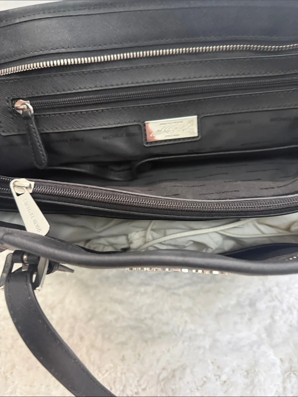 Michael Kors Black Collection Pyramid Stud Tote
